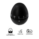 REGENT EGG TIMER ABS PLASTIC BLACK, 70X60MM DIA