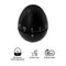 REGENT EGG TIMER ABS PLASTIC BLACK, 70X60MM DIA