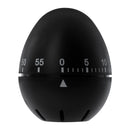 REGENT EGG TIMER ABS PLASTIC BLACK, 70X60MM DIA