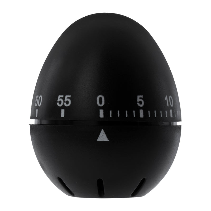 REGENT EGG TIMER ABS PLASTIC BLACK, 70X60MM DIA