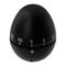 REGENT EGG TIMER ABS PLASTIC BLACK, 70X60MM DIA
