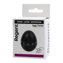 REGENT EGG TIMER ABS PLASTIC BLACK, 70X60MM DIA