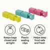REGENT KITCHEN BAG SEALING CLIPS PLASTIC 3PK SET