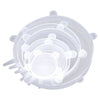 REGENT FLEXIBLE SILICONE BOWL COVERS 6 PIECE SET