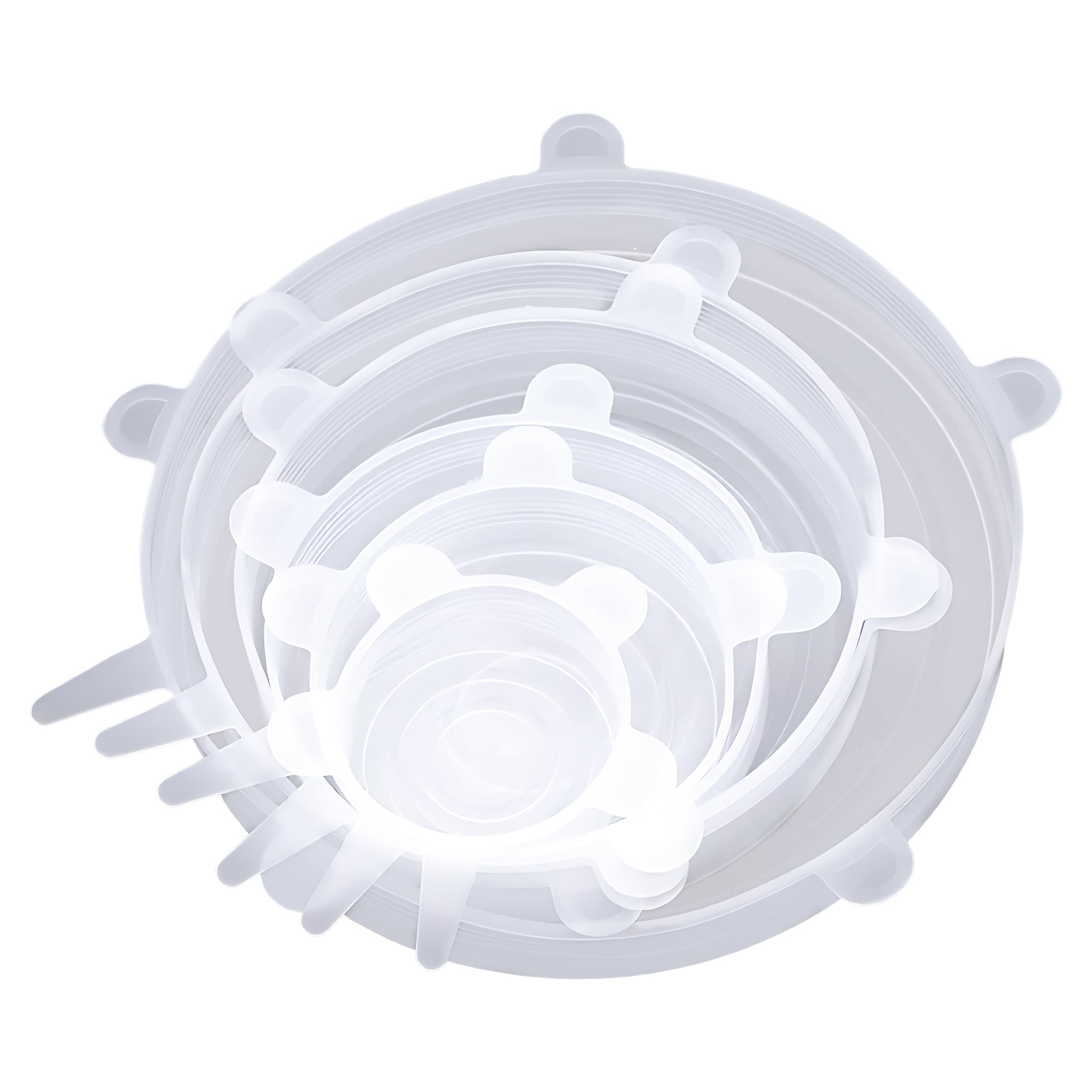 REGENT FLEXIBLE SILICONE BOWL COVERS 6PK SET