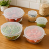 REGENT FLEXIBLE SILICONE BOWL COVERS 6 PIECE SET