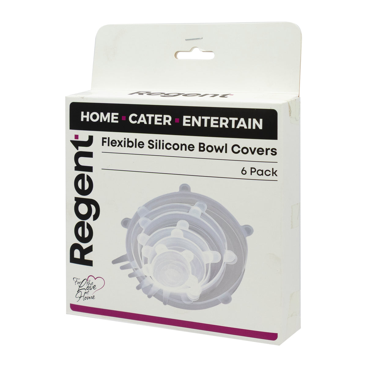 REGENT FLEXIBLE SILICONE BOWL COVERS 6 PIECE SET
