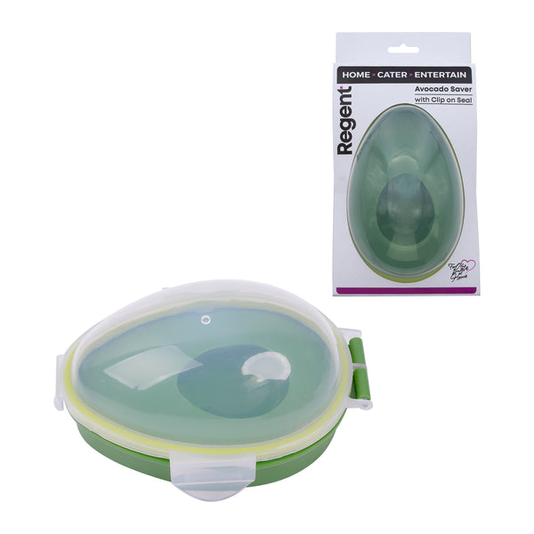 REGENT AVOCADO SAVER PLASTIC GREEN WITH CLIP ON COVER, 152X108MM