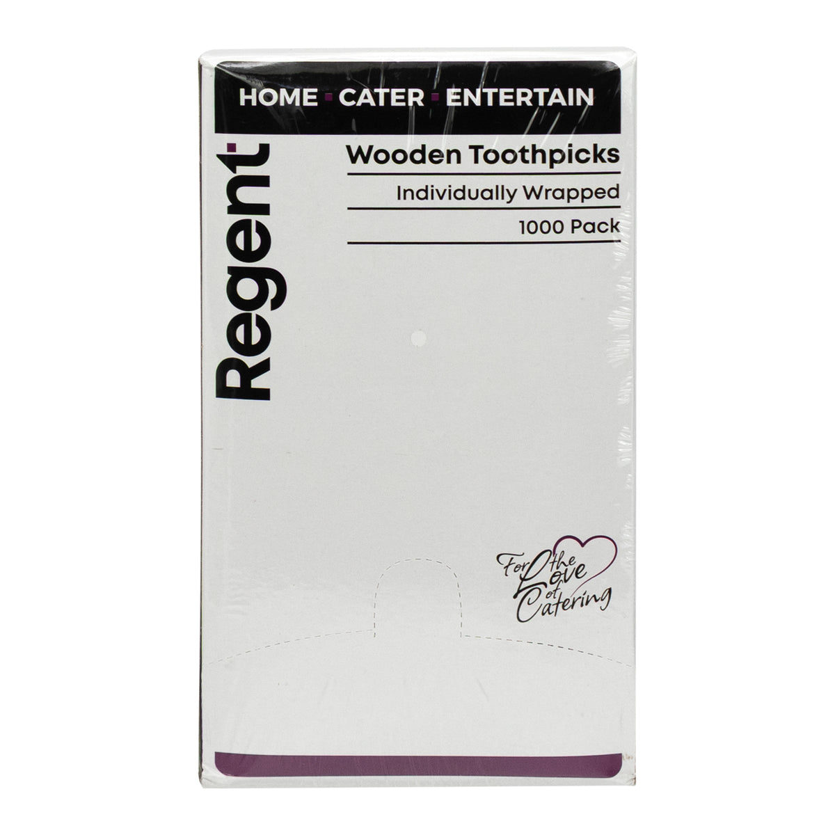 REGENT WOODEN TOOTHPICKS INDIV. WRAPPED IN A BOX 1000PK
