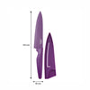 REGENT KITCHEN CHEF, UTILITY, PARING COLOURED KNIVES WITH SHEATHS 3PCS SET