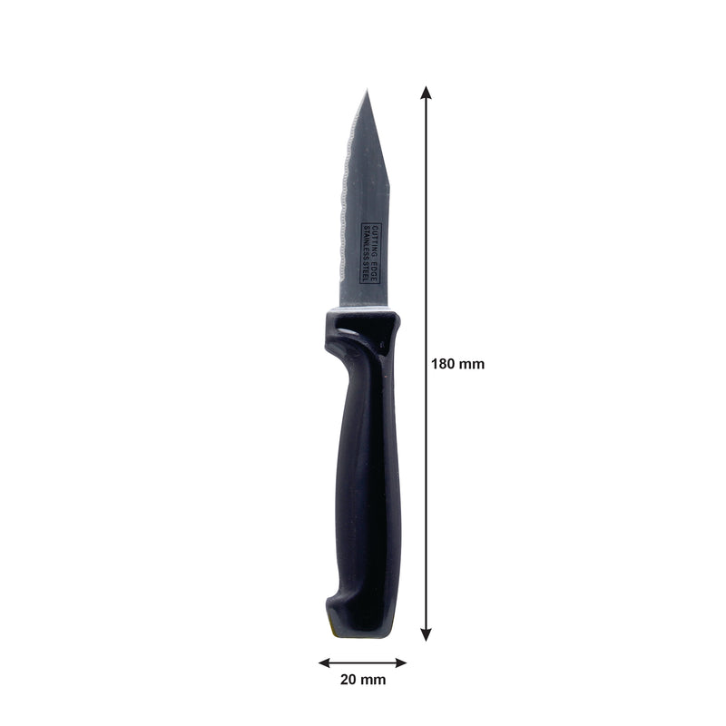 REGENT KITCHEN CARVING,UTILITY & PARING KNIVES 3 PIECE SET, (180MM l 235MM l 310MM)