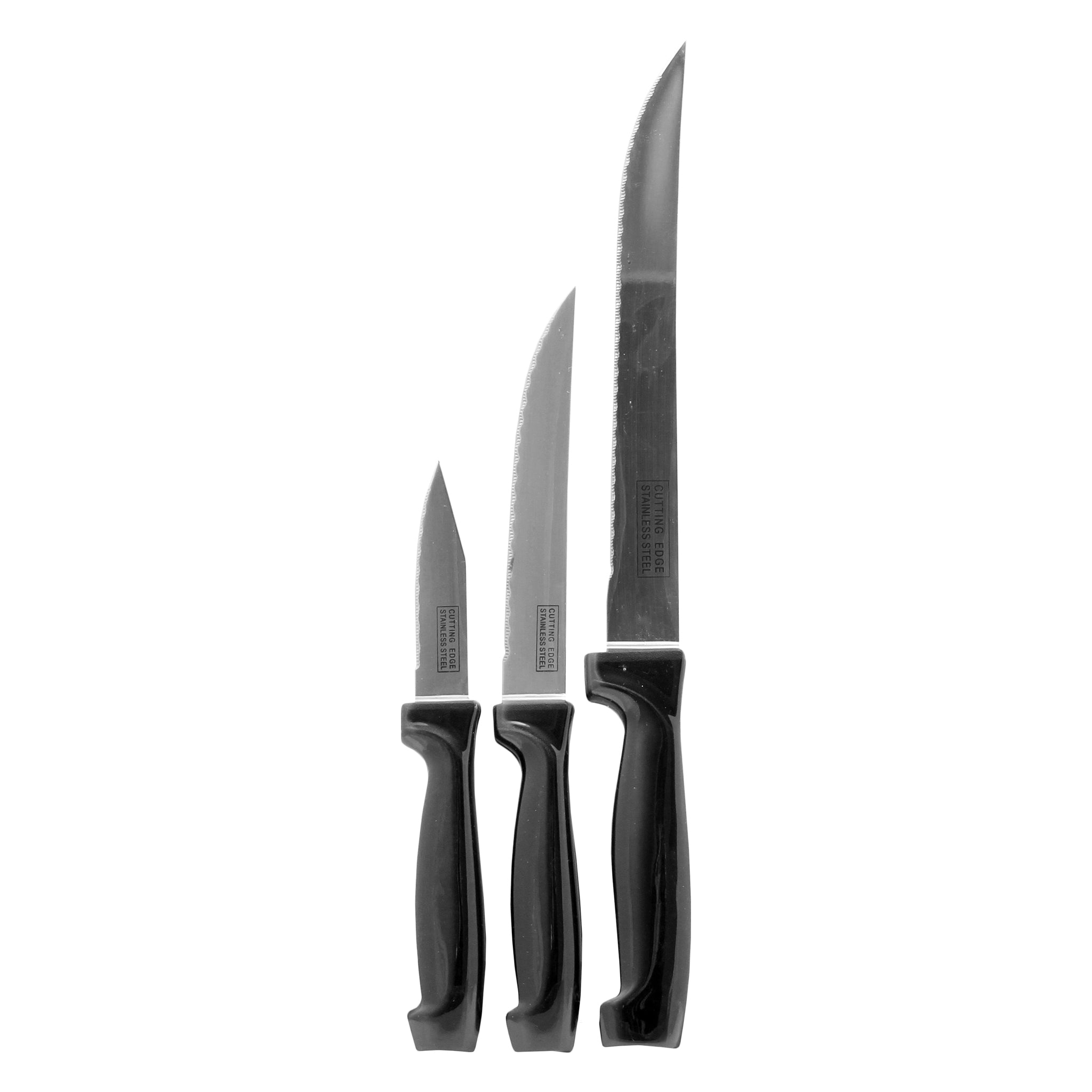 REGENT KITCHEN CARVING,UTILITY & PARING KNIVES 3PCE SET