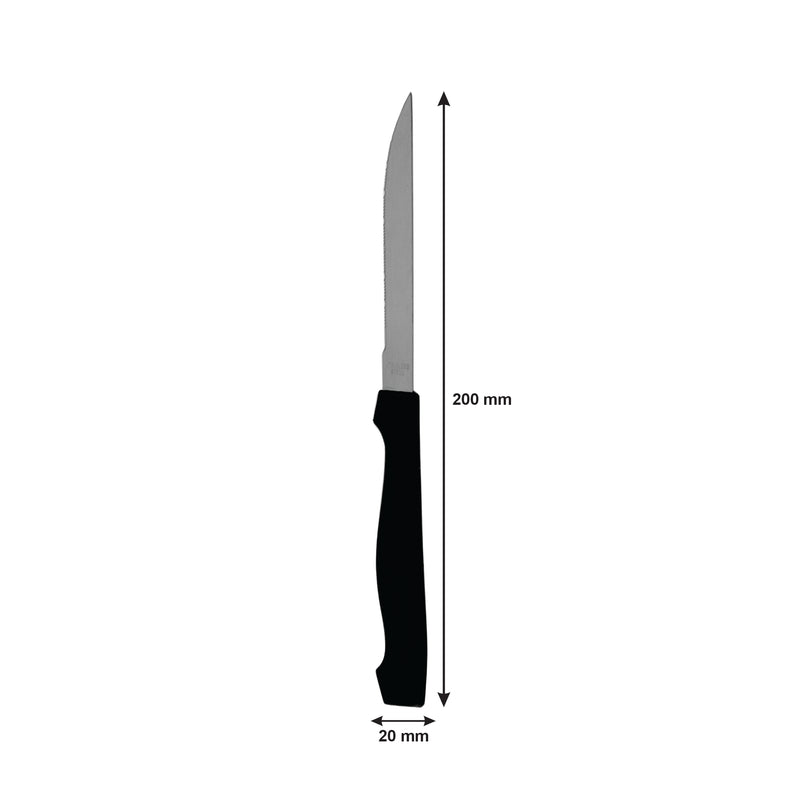 REGENT KITCHEN STEAK KNIFE 6 PIECE SET, (200X20X6MM)