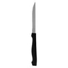 REGENT KITCHEN STEAK KNIVES WITH BLACK PP HANDLES 6PK, 200MM