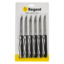 REGENT KITCHEN STEAK KNIFE 6 PIECE SET, (200X20X6MM)