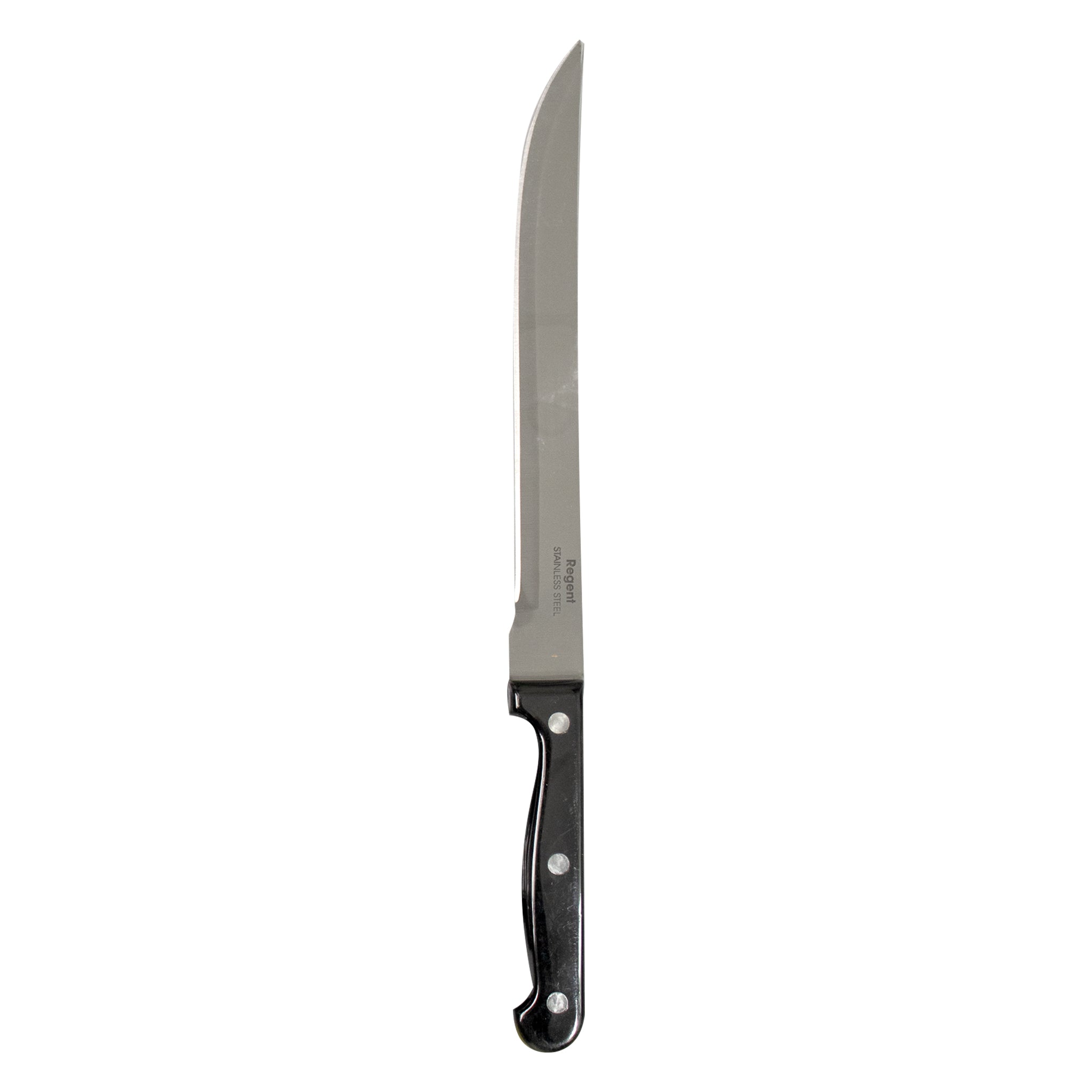 REGENT KITCHEN CARVING KNIFE WITH BAKELITE HANDLE AND 3 RIVETS & SCISSOR 2PCE SET