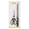 REGENT KITCHEN CARVING KNIFE WITH BAKELITE HANDLE AND 3 RIVETS & SCISSOR 2PCE SET