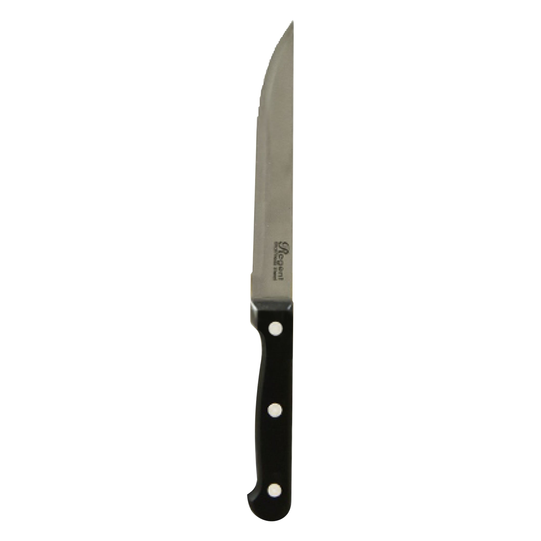 REGENT KITCHEN STEAK KNIFE WITH BAKELITE HANDLE AND 3 RIVETS, 227MM