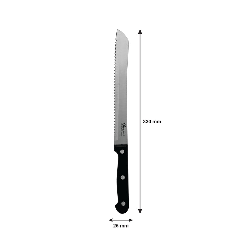 REGENT KITCHEN BREAD KNIFE, (320X25X13MM)