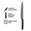 REGENT KITCHEN CHEF KNIFE WITH BAKELITE HANDLE WITH 3 RIVETS, 320MM