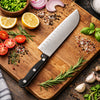 REGENT KITCHEN SANTOKU KNIFE WITH BAKELITE HANDLE AND 3 RIVETS, 290MM