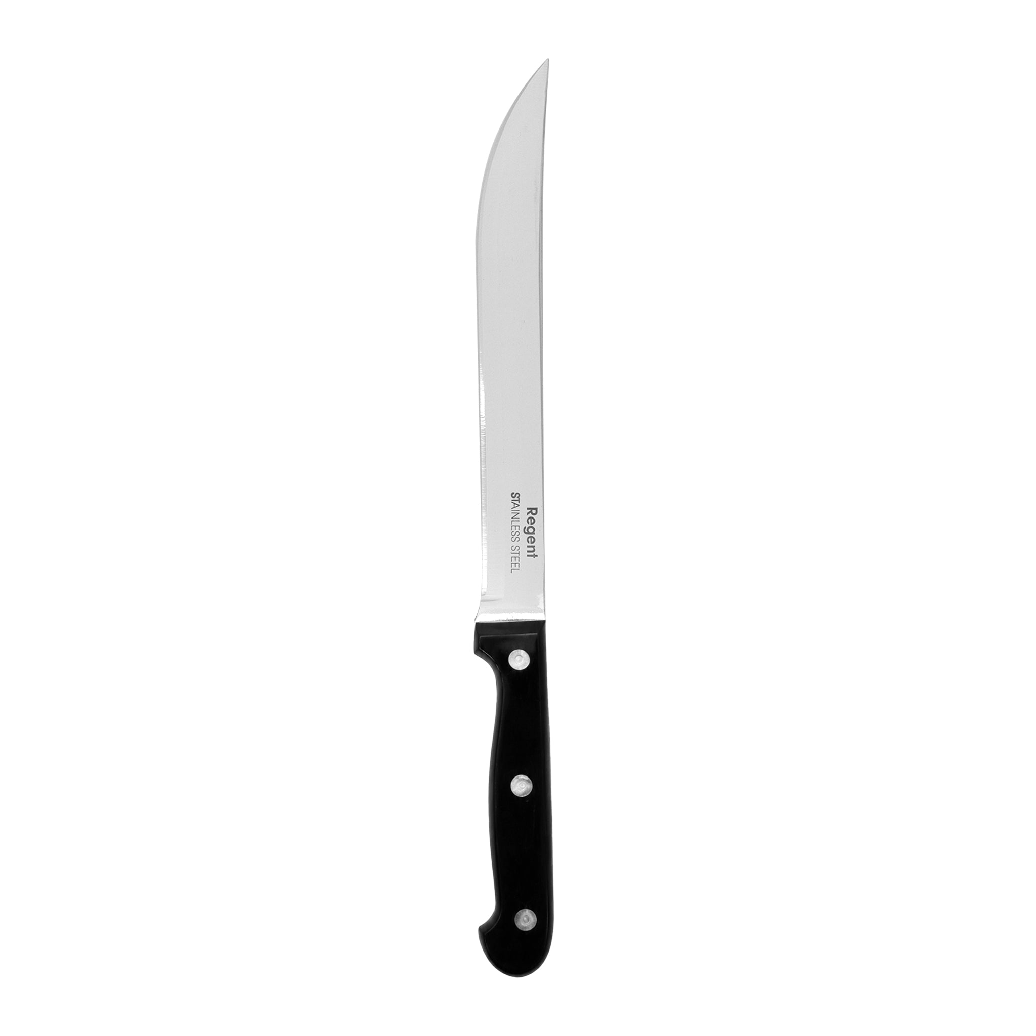 REGENT KITCHEN CARVING KNIFE WITH BAKELITE HANDLE AND 3 RIVETS, 320MM