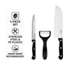 REGENT KITCHEN SANTOKU AND UTILITY KNIVES WITH PEELER 3PCS SET