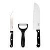 REGENT KITCHEN SANTOKU AND UTILITY KNIVES WITH PEELER 3PCS SET