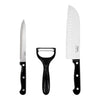 REGENT KITCHEN SANTOKU AND UTILITY KNIVES WITH PEELER 3PCS SET