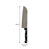 REGENT KITCHEN SANTOKU, UTILITY KNIVES WITH PEELER 3PC SET , (290MM l 245MM l 145MM)