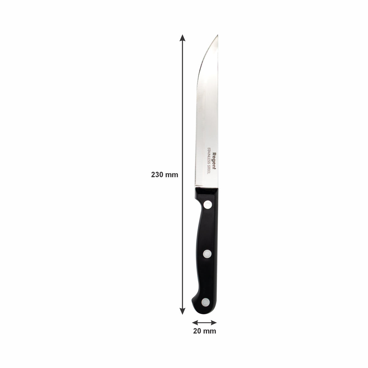 REGENT KITCHEN SANTOKU AND UTILITY KNIVES WITH PEELER 3PCS SET