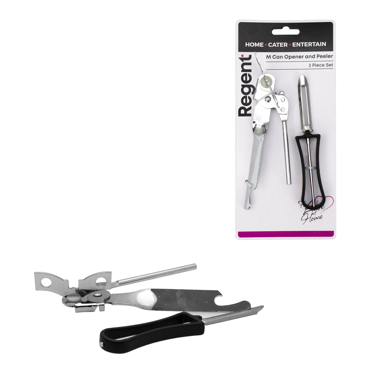 REGENT KITCHEN M CAN OPENER & PEELER 2PCS SET, 146MM l 148MM