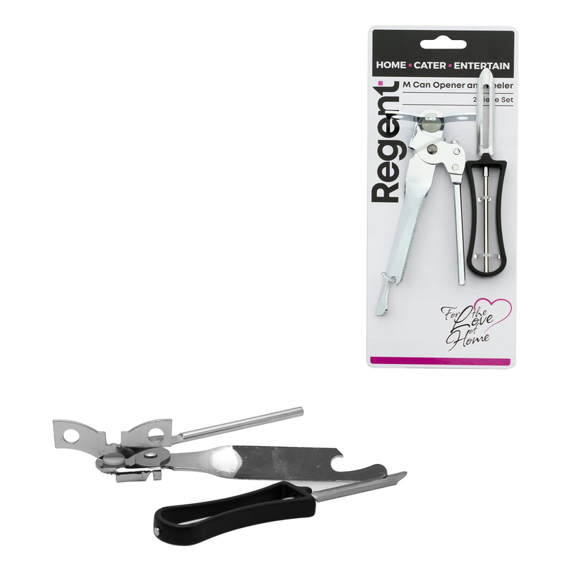 REGENT KITCHEN M CAN OPENER & PEELER 2 PIECE SET, 145MM l 147MM