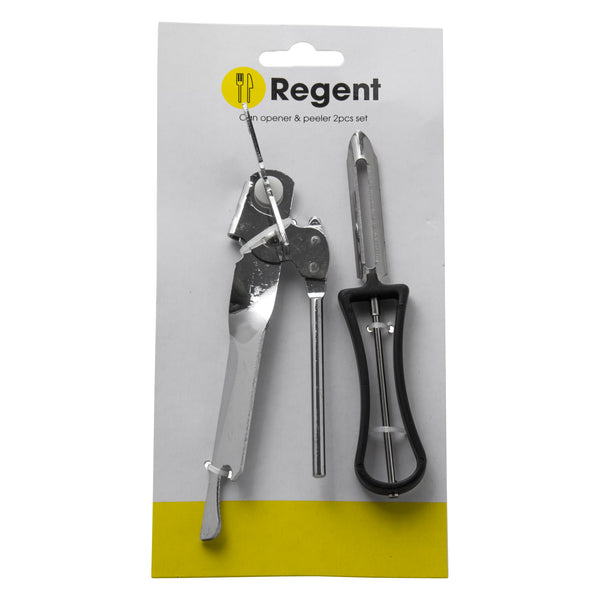 REGENT KITCHEN M CAN OPENER & PEELER 2 PIECE SET, (145X30X58MM l 147X27X10MM))