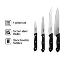 REGENT KITCHEN KNIVES WITH BAKELITE HANDLE AND 3 RIVETS 4PK SET