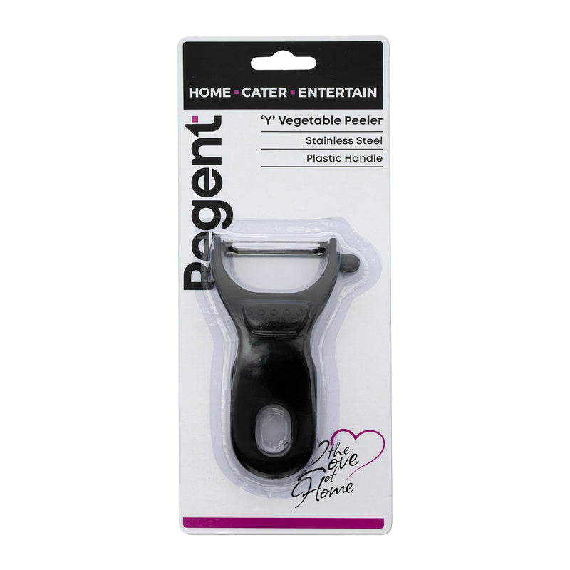REGENT KITCHEN VEGETABLE PEELER STAINLESS STEEL AND PLASTIC, 120MM