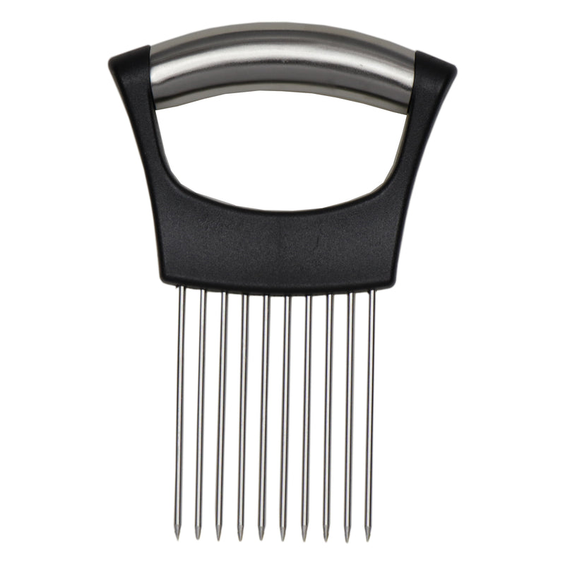 REGENT KITCHEN ONION HOLDER FOR SLICING ST STEEL & ABS HANDLE, (142X95X18MM)