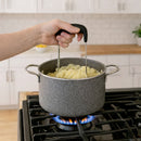 REGENT KITCHEN POTATO MASHER ST STEEL WITH BLACK HANDLE, 175MM