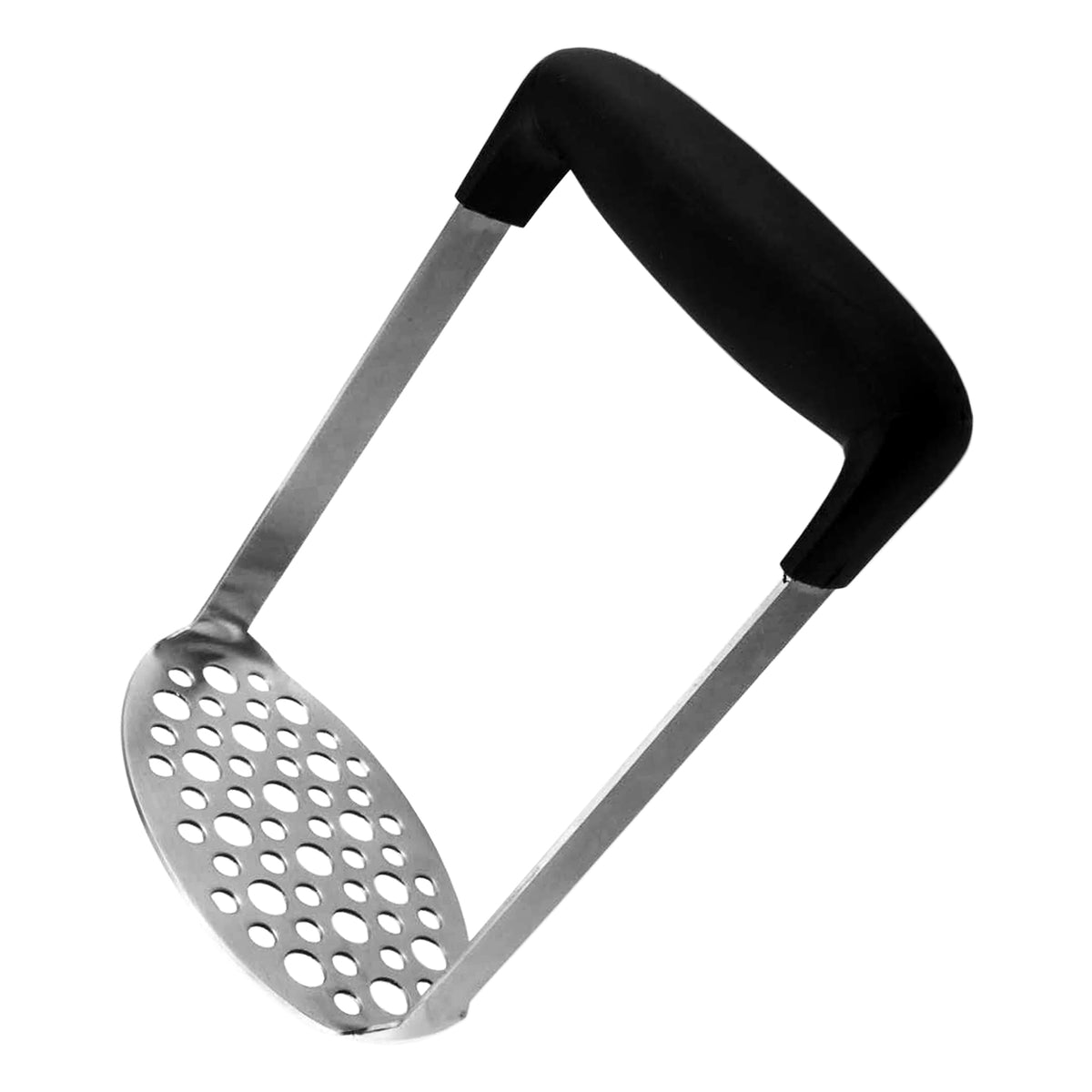REGENT KITCHEN POTATO MASHER ST STEEL WITH BLACK HANDLE, 175MM