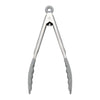 REGENT KITCHEN FOOD TONG STAINLESS STEEL WITH GREY SILICONE TIPS, 265MM