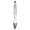 REGENT KITCHEN FOOD TONG STAINLESS STEEL WITH BLACK SILICONE TIPS, 340MM
