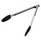REGENT KITCHEN FOOD TONG STAINLESS STEEL WITH BLACK SILICONE TIPS, 340MM