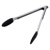 REGENT KITCHEN FOOD TONG STAINLESS STEEL WITH BLACK SILICONE TIPS, 340MM