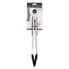 REGENT KITCHEN FOOD TONG STAINLESS STEEL WITH BLACK SILICONE TIPS, 340MM