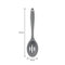 REGENT KITCHEN GREY SILICONE SLOTTED SPOON, (270X60X18MM)