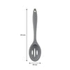 REGENT KITCHEN GREY SILICONE SLOTTED SPOON, (270X60X18MM)