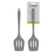 REGENT KITCHEN GREY SILICONE SLOTTED TURNER, (304X78X18MM)