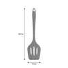 REGENT KITCHEN GREY SILICONE SLOTTED TURNER, 304MM