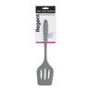 REGENT KITCHEN GREY SILICONE SLOTTED TURNER, 304MM