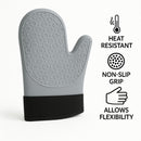 REGENT KITCHEN SILICONE OVEN GLOVE GREY EACH, 280MM